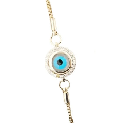 Adjustable Evil Eye Bracelet