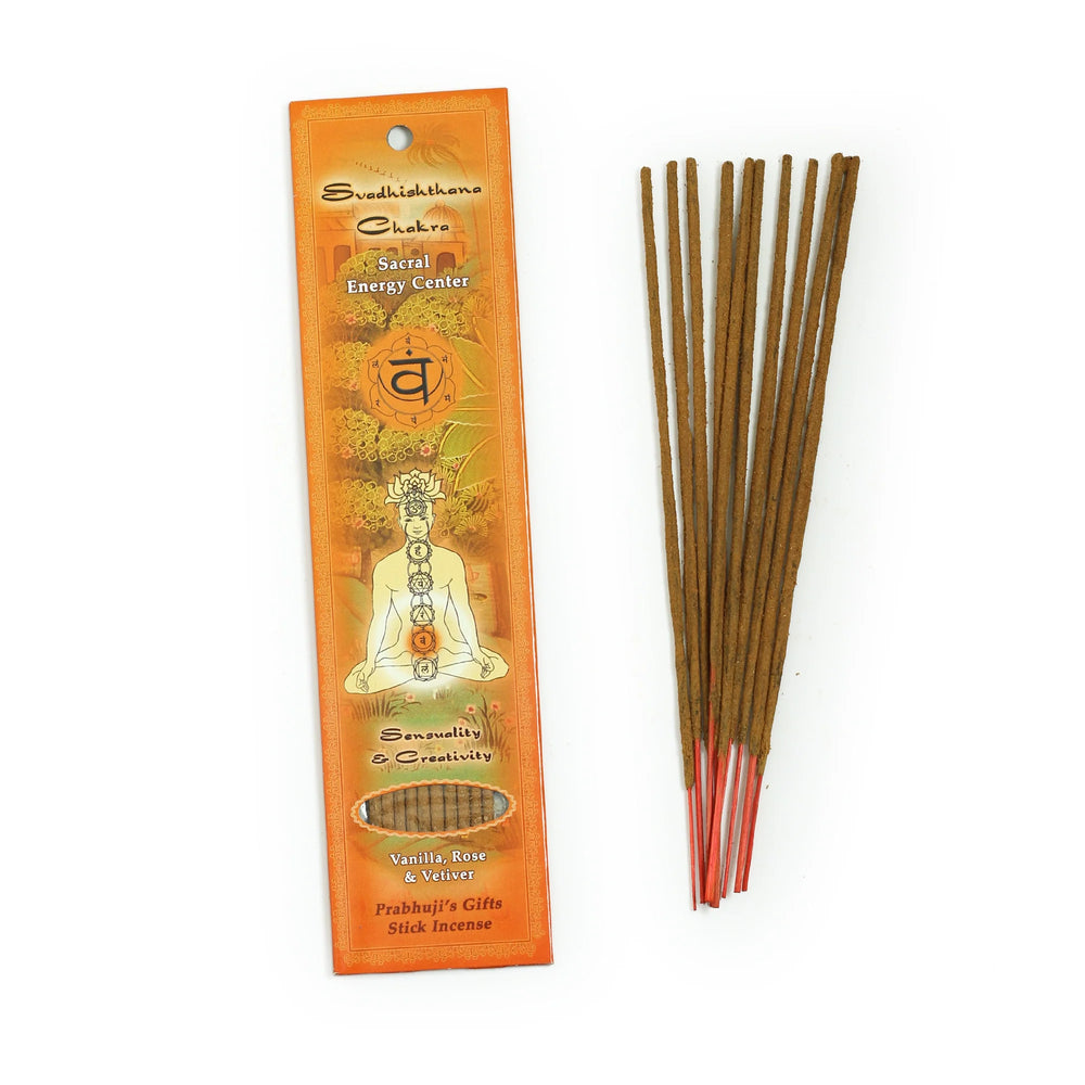 Sacral Chakra Hand Rolled Incense Sticks