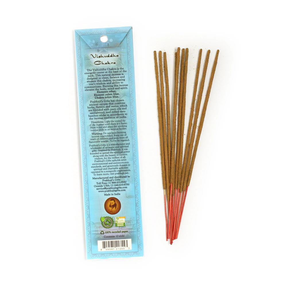 Throat Chakra Hand Rolled Incense Sticks