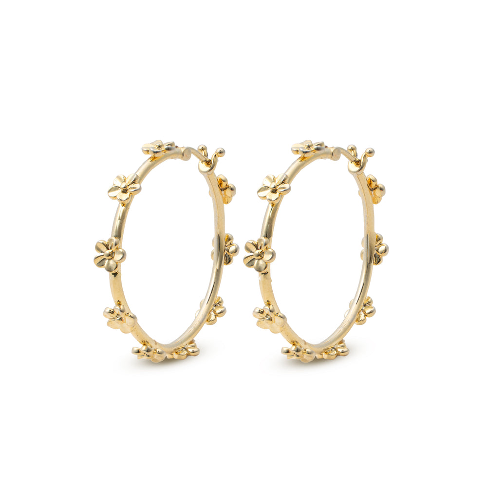 Daisy Everyday Hoop Earrings