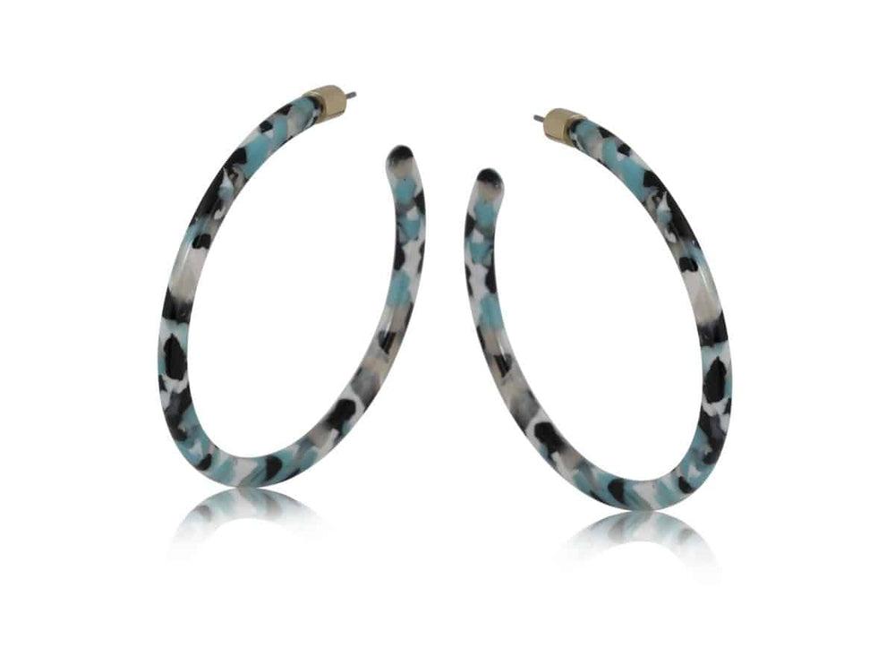 Blue Erica Oval Hoops