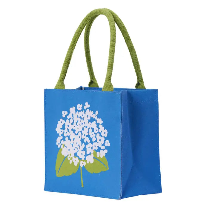 Hydrangea Sola Itsy Bitsy Reusable Gift Tote