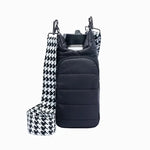 Black Matte HydroBag W/ Houndstooth Strap