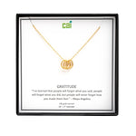 Gold Gratitude Necklace