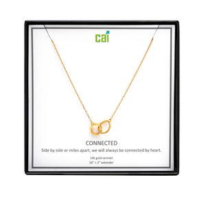 Gold Connected Necklace