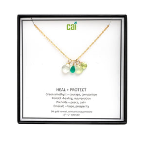 Gold Heal and Protect Necklace