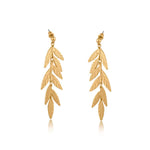 Freya Leaf Dangle Earrings