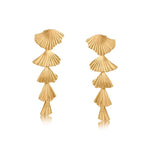 Freya Tiered Fan Drop Earrings