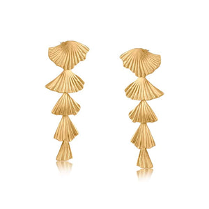 Freya Tiered Fan Drop Earrings