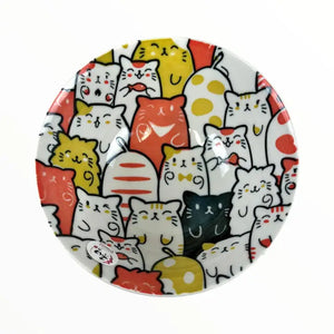 Bunch of Cats Porcelain Bowl