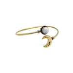 Moonstone Bangle Bracelet