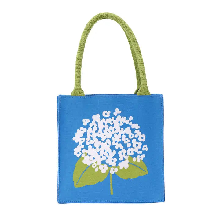 Hydrangea Sola Itsy Bitsy Reusable Gift Tote