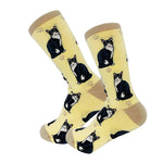 Black & White Cat Socks