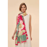 Printed Delicate Tropical Scarf