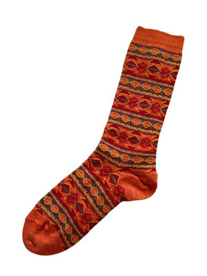 Aztec Stripe Alpaca Socks