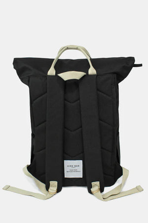 Pebble Black Large Hackney Backpack