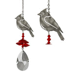 Cardinal Crystal Suncatcher