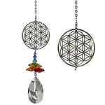 Flower of Life Crystal Suncatcher