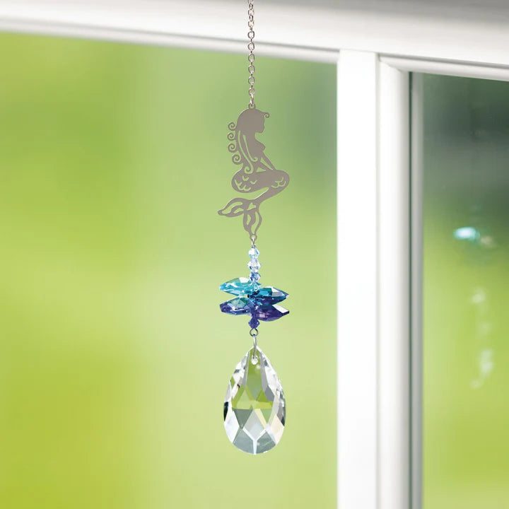 Mermaid Crystal Suncatcher