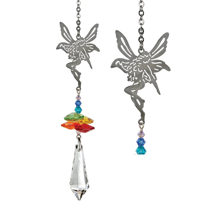 Rainbow Fairy Crystal Suncatcher