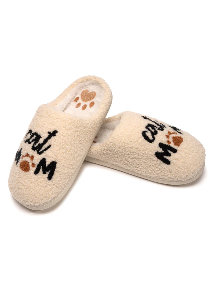 Cat Mom Slippers