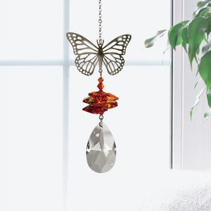 Butterfly Crystal Suncatcher