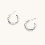 Tessa Silver Hoops