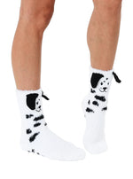 Dalmation Fuzzy Socks