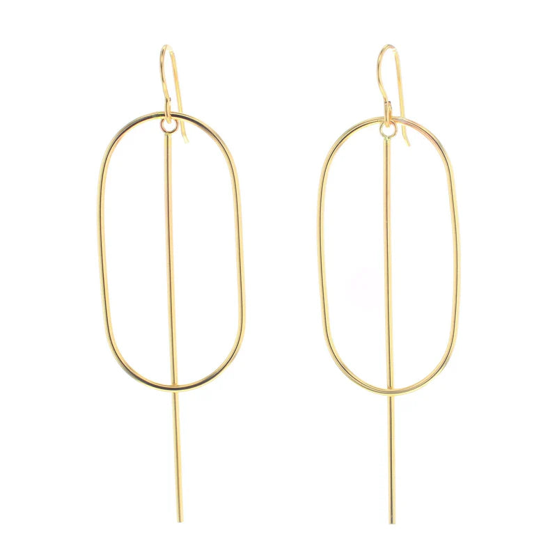 Gold Palma Earring