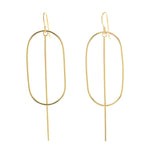 Gold Palma Earring