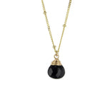 Black Spinel Trinket Stone Necklace