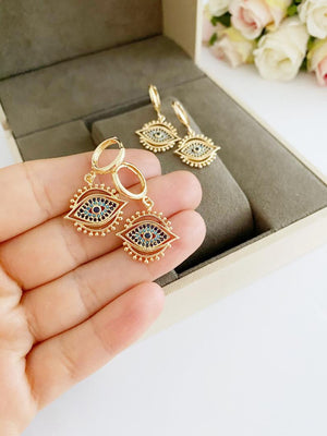 Evil Eye Earrings