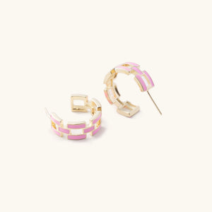 Penny Pink Hoops