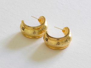 Gold Chunky Hoops