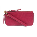 Orchid Flower Chloe Zip-Around Wallet Wristlet