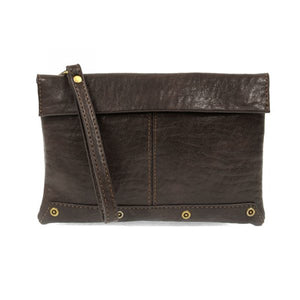 Espresso Bean Kiara Fold-over Convertible Crossbody