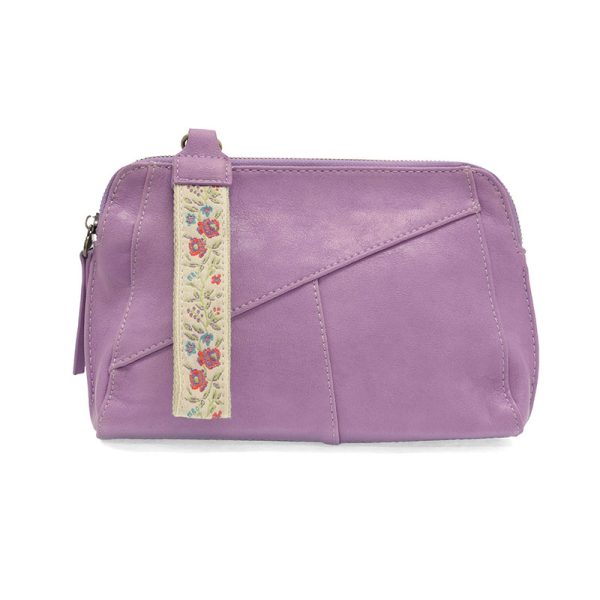 Lilac Gigi Crossbody W/Woven Wrist Strap