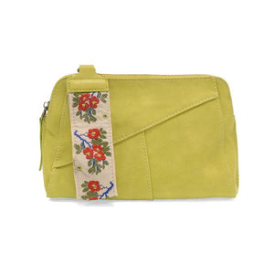 Key Lime Gigi Crossbody W/Woven Wrist Strap