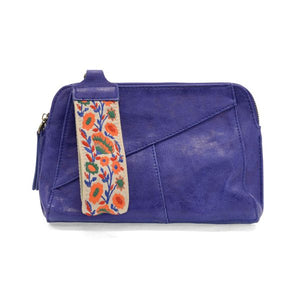 Cobalt Gigi Crossbody W/Woven Wrist Strap