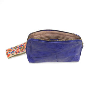 Cobalt Gigi Crossbody W/Woven Wrist Strap