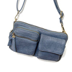 Denim Kendra Cargo Pocket Sling/Crossbody