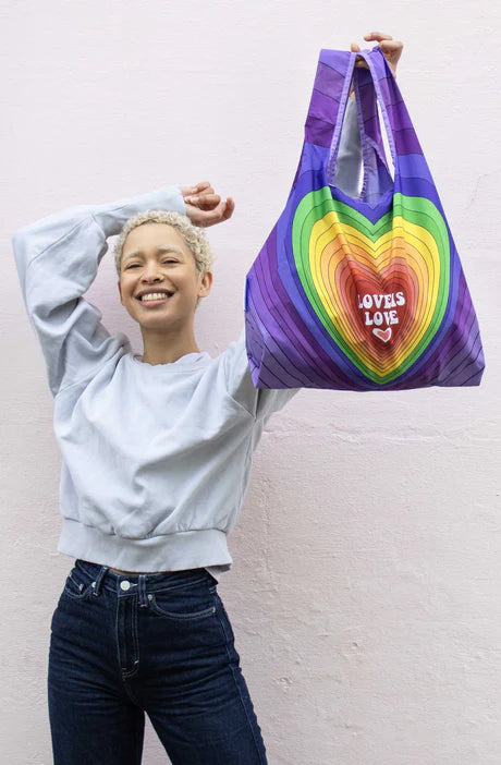 Love Rainbow Medium Reusable Bag