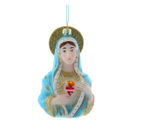 Sacred Heart Mary Ornament