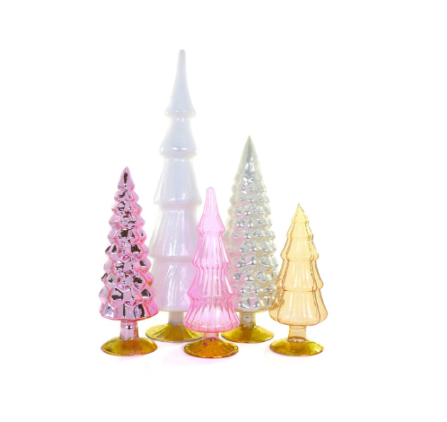 Hue Trees Glass Decoration Assorted