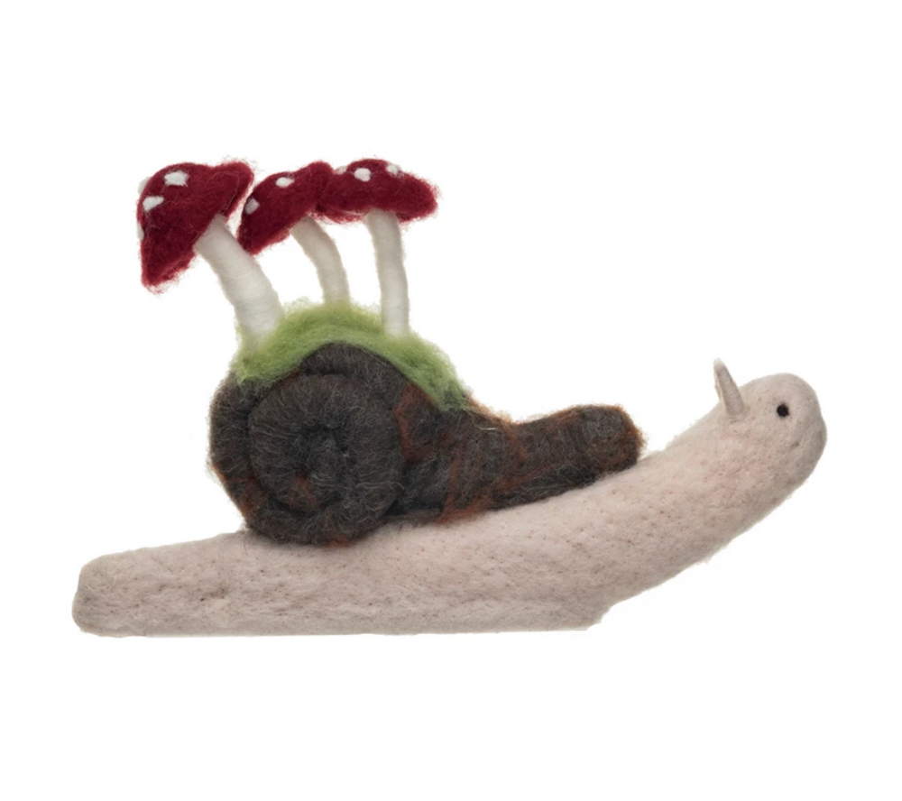 Wool Snail Decoration