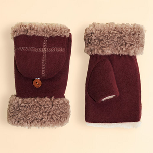 Anna Mittens Burgundy