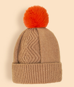 Ingrid Bobble Hat Capuccino