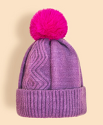 Ingrid Bobble Hat Grape