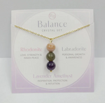 Balance Gemstone Drop Necklace