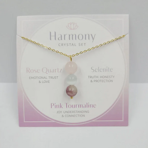 Harmony Gemstone Drop Necklace